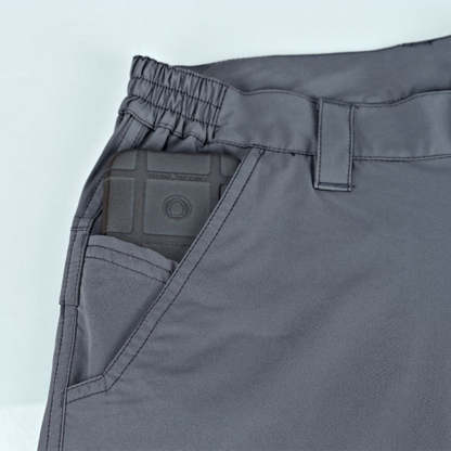 New Men's Solid Color Stretch Cargo Pants