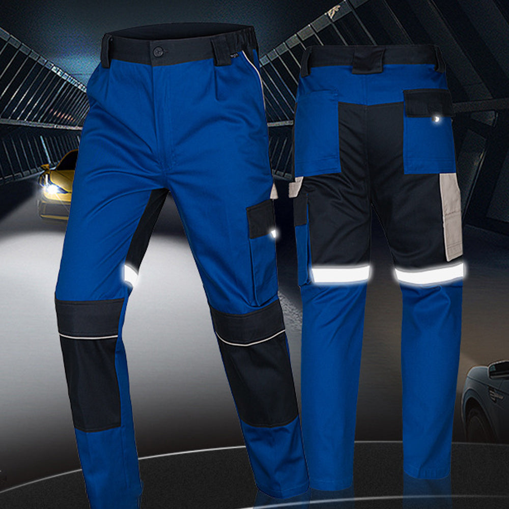 Men's Cotton Multi-pocket Work Pants