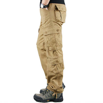 Men's Straight Casual Loose Cargo Pants